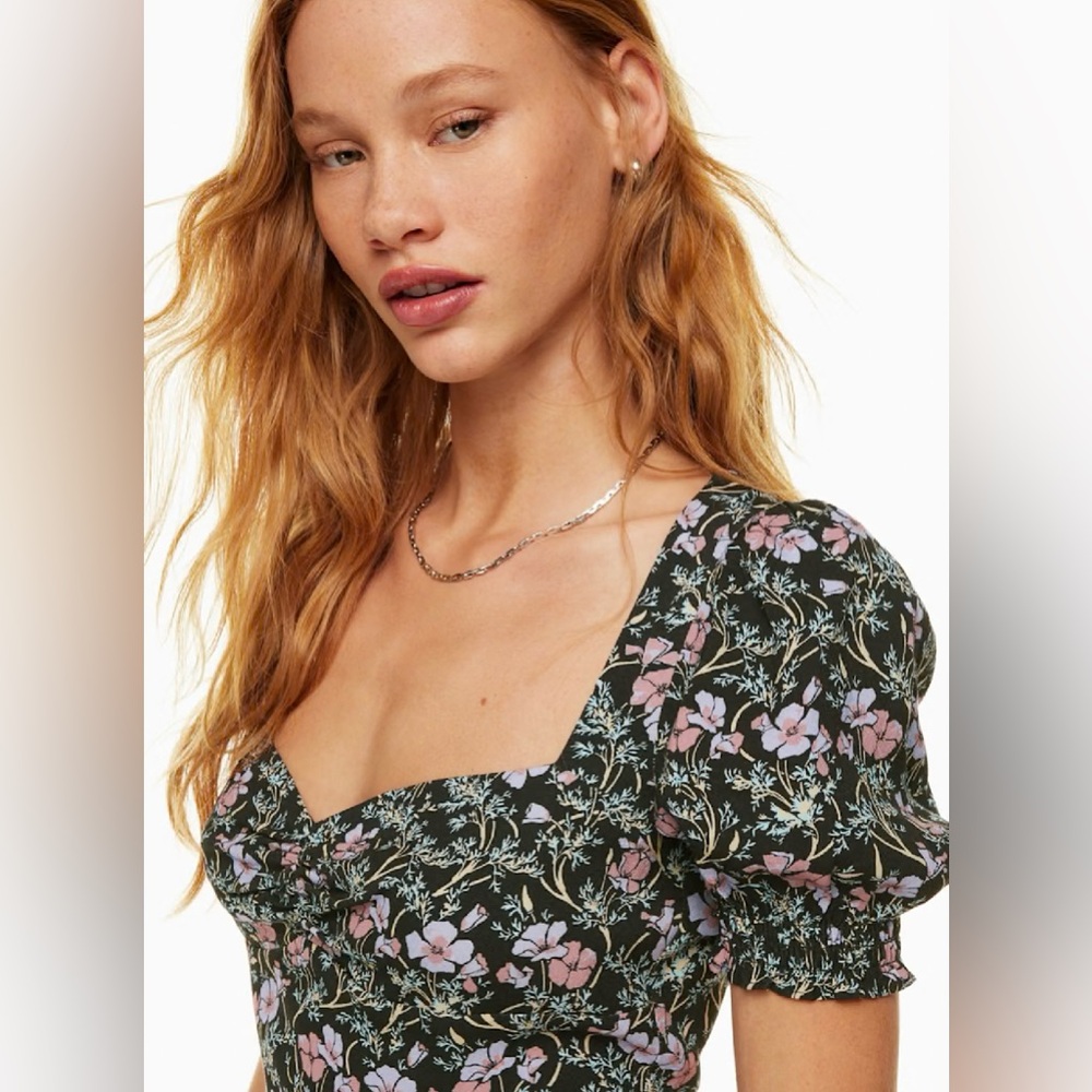 NWT Sunday Best Tinsley Dress in Black/Lavandin (Size 0)